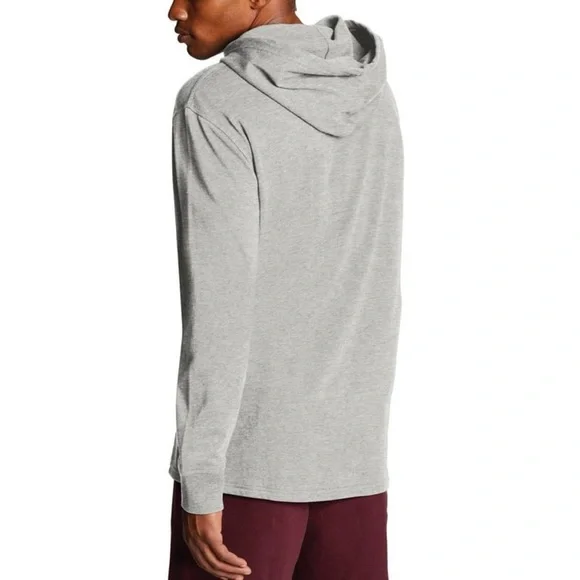 Champion Mens Middleweight T-Shirt Hoodie, Oxford Gray, Size L - Picture 5 of 9